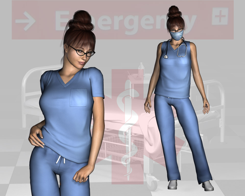 Doctor's Scrubs V4, A4, G4 by N/A