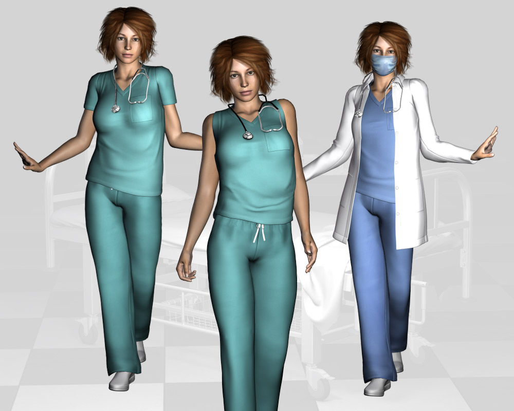 Doctor's Scrubs V4, A4, G4 by N/A