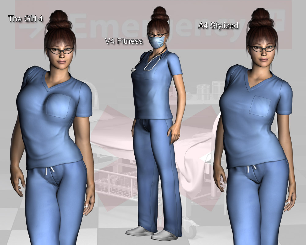 Doctor's Scrubs V4, A4, G4 by N/A