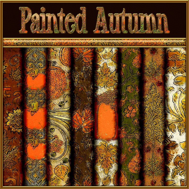 Painted Autumn Seamless Texture Pack by N/A