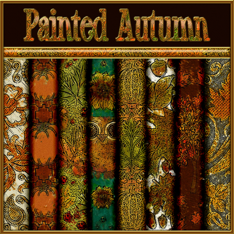 Painted Autumn Seamless Texture Pack by N/A