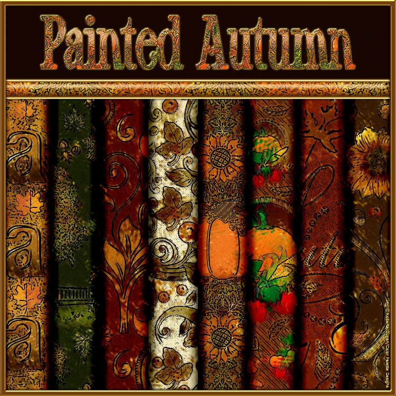 Painted Autumn Seamless Texture Pack by N/A