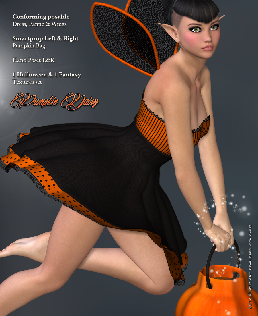 Pumpkin Daisy - V4 Outfit by N/A
