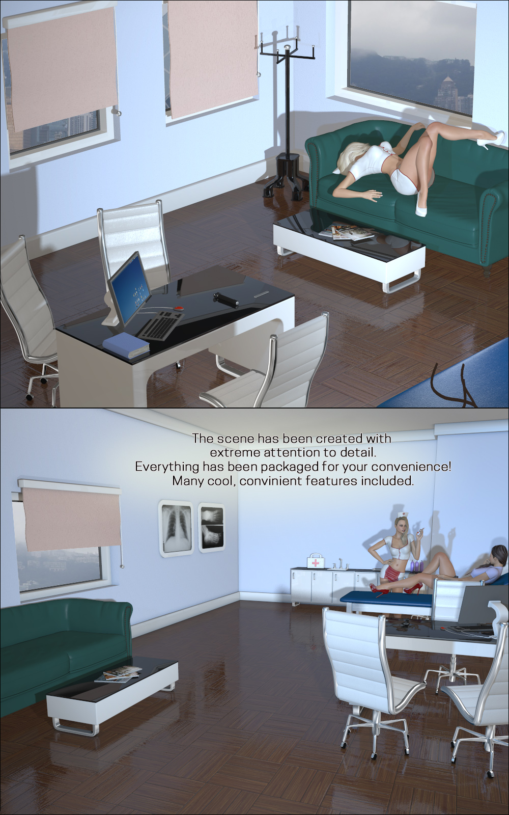 Z Doctor's Room + Poses by N/A