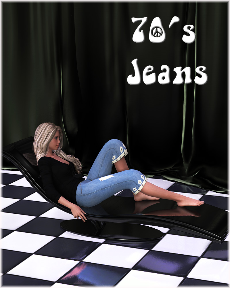 70s Bell Bottom Jeans for Genesis by N/A