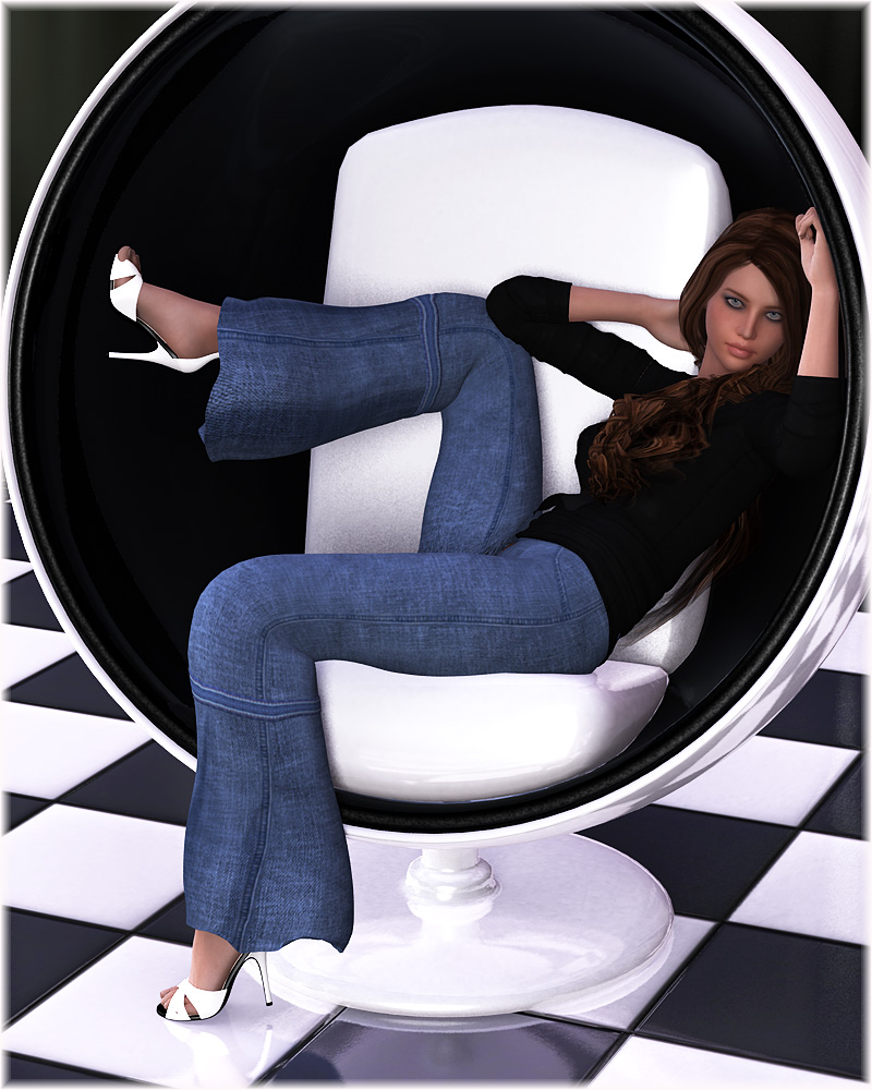 70s Bell Bottom Jeans for Genesis by N/A
