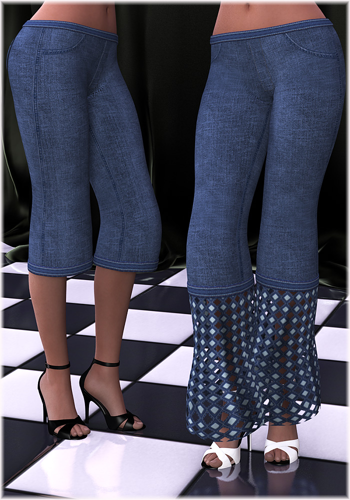 70s Bell Bottom Jeans for Genesis by N/A