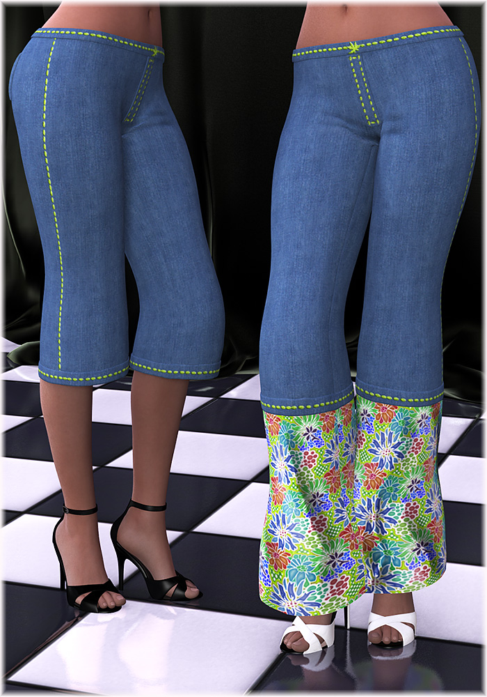 70s Bell Bottom Jeans for Genesis by N/A