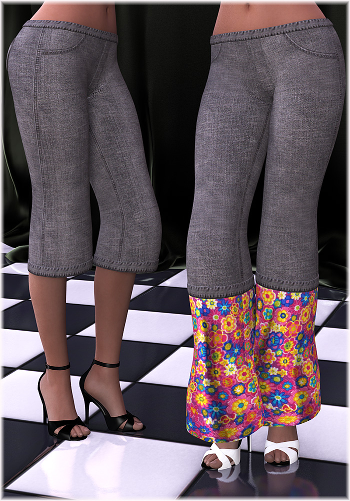 70s Bell Bottom Jeans for Genesis by N/A
