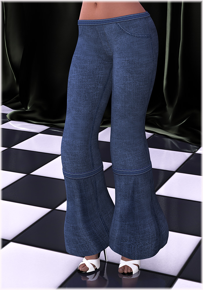 70s Bell Bottom Jeans for Genesis by N/A