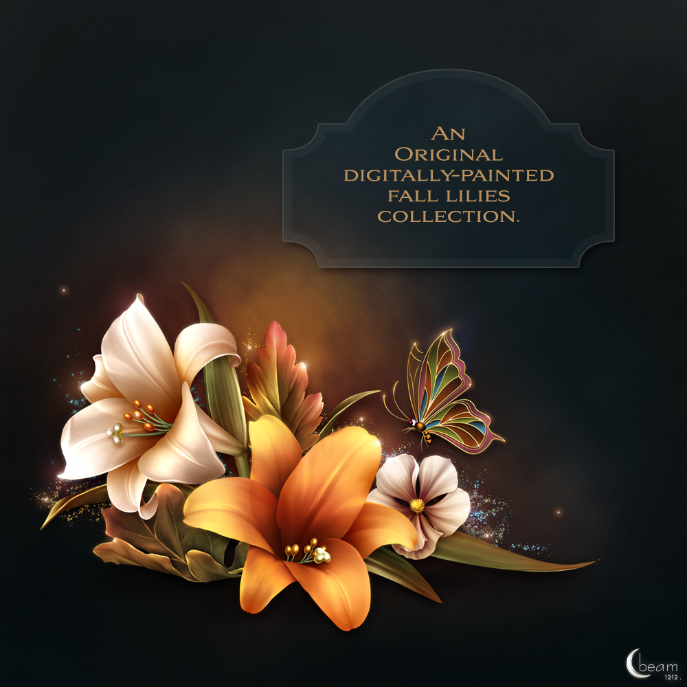 Moonbeam's fall Lilies by N/A