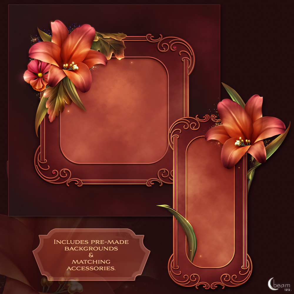 Moonbeam's fall Lilies by N/A