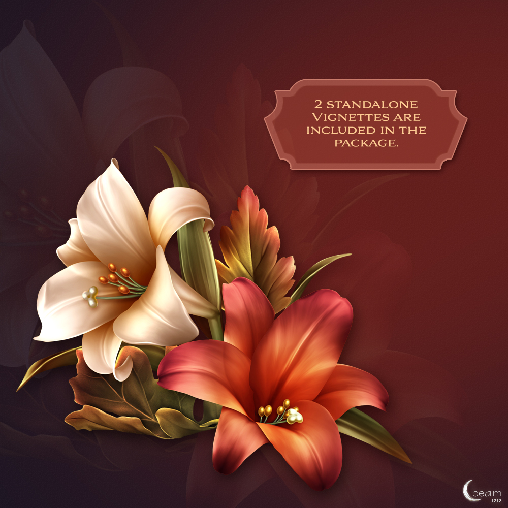 Moonbeam's fall Lilies by N/A