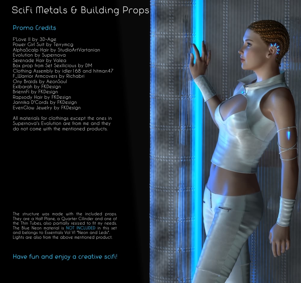 Essentials Vol VII SciFi Metals+Props by N/A