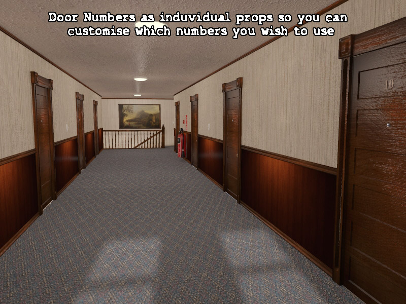 Apartment Corridor by N/A
