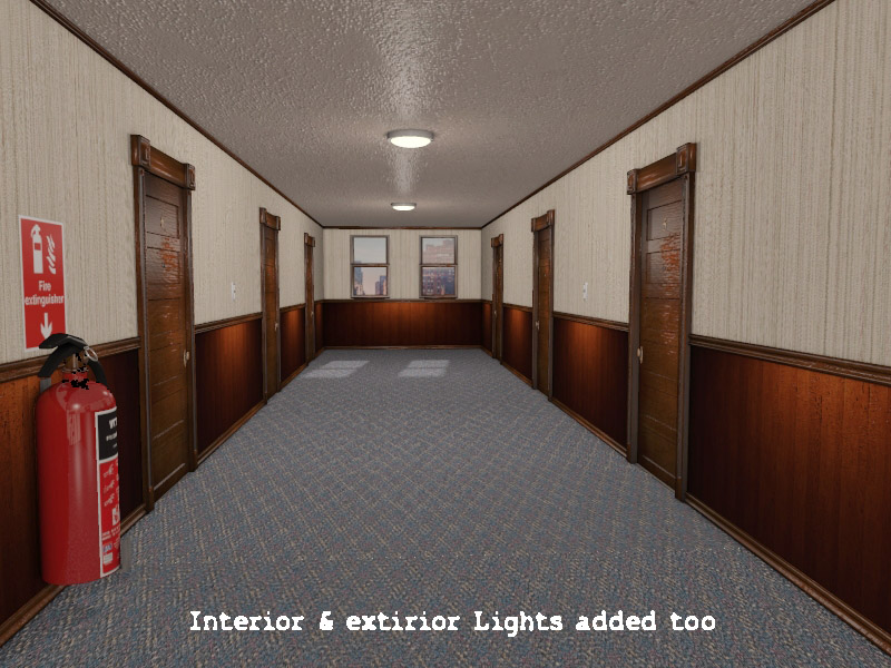 Apartment Corridor by N/A