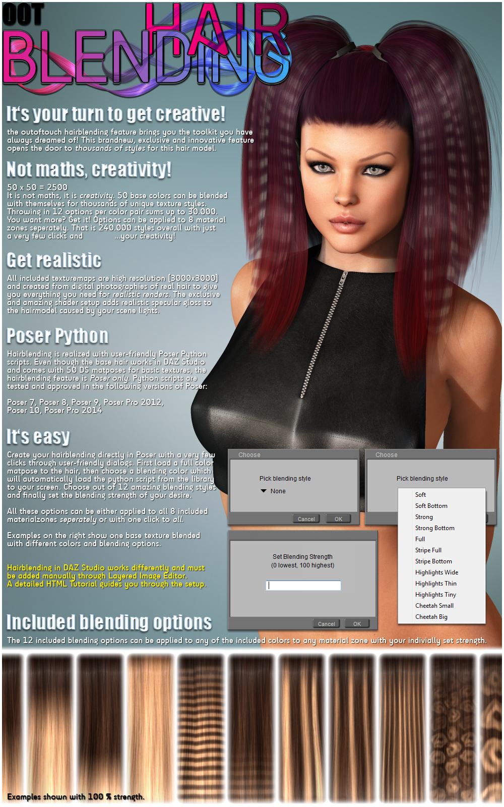 Steam Falls Hair and OOT Hairblending by N/A