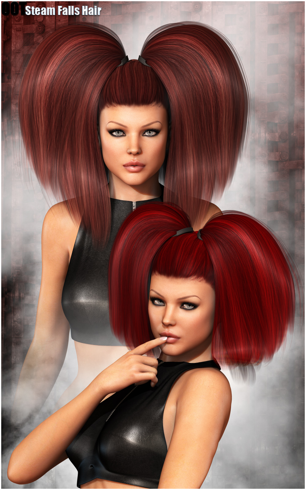 Steam Falls Hair and OOT Hairblending by N/A