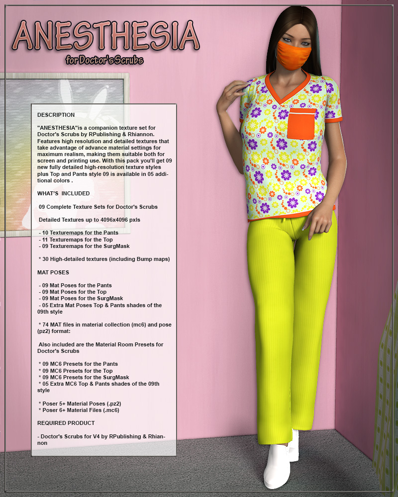 ANESTHESIA for Doctor's Scrubs by N/A