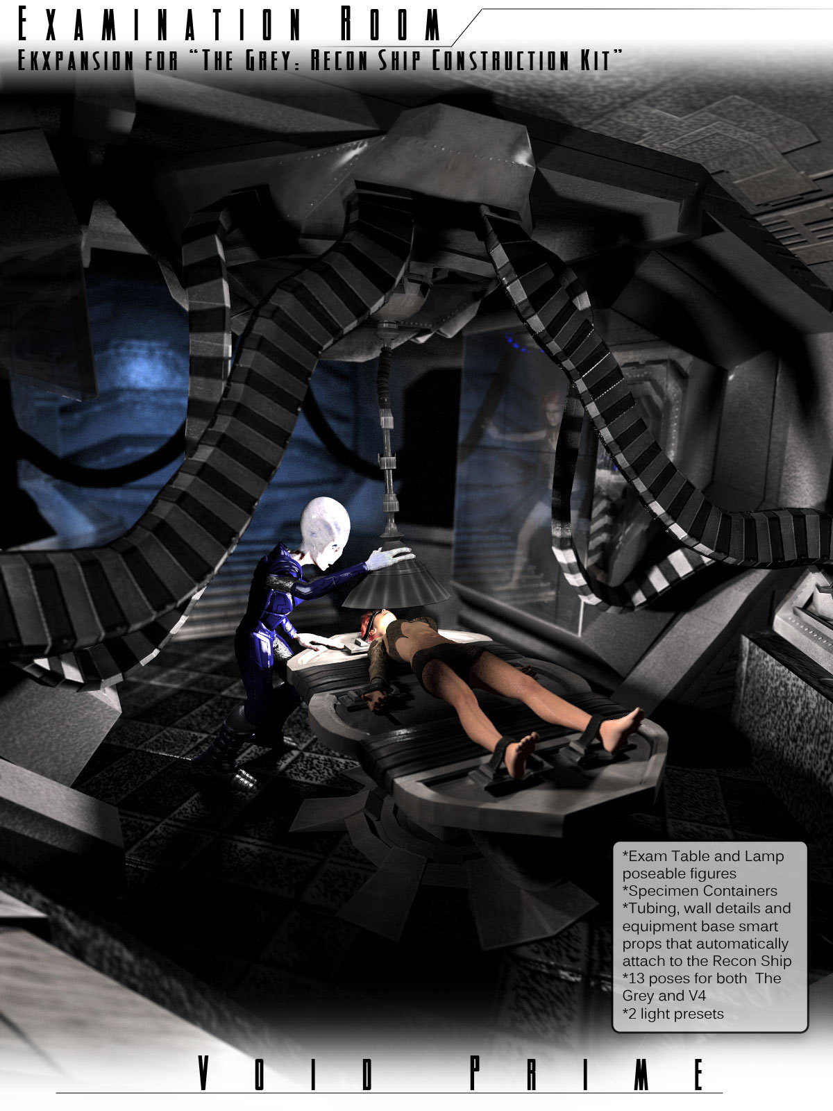 Void Prime: Grey Alien Recon Ship Construction Kit - Exam Room by N/A