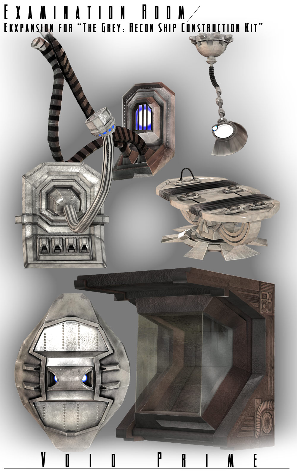 Void Prime: Grey Alien Recon Ship Construction Kit - Exam Room by N/A