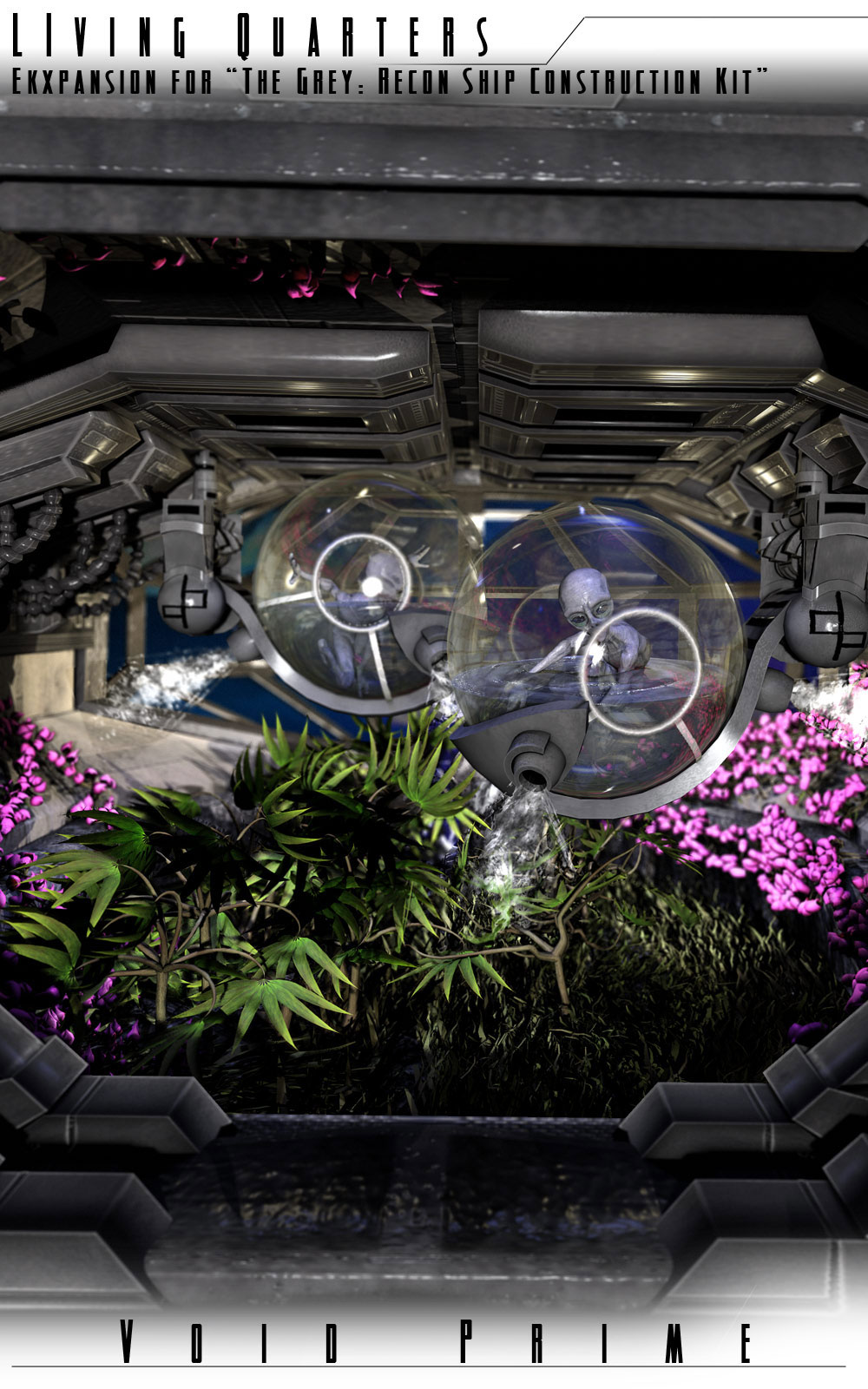 Void Prime: Grey Alien Recon Ship Construction Kit - Living Quarters by N/A