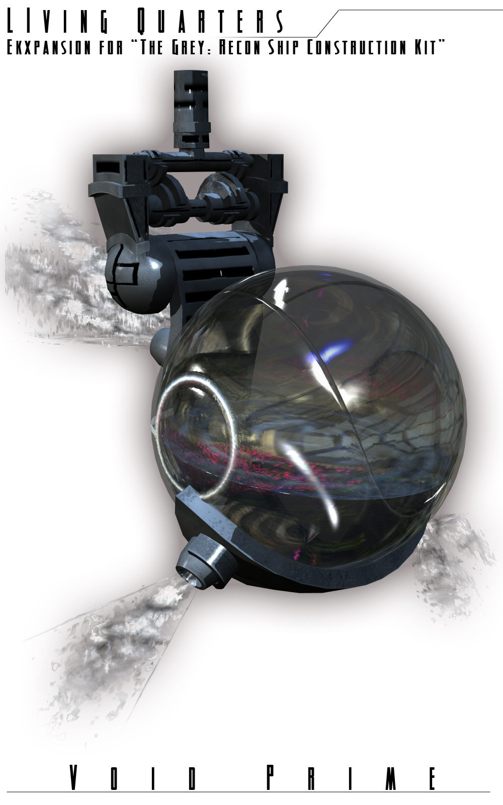Void Prime: Grey Alien Recon Ship Construction Kit - Living Quarters by N/A