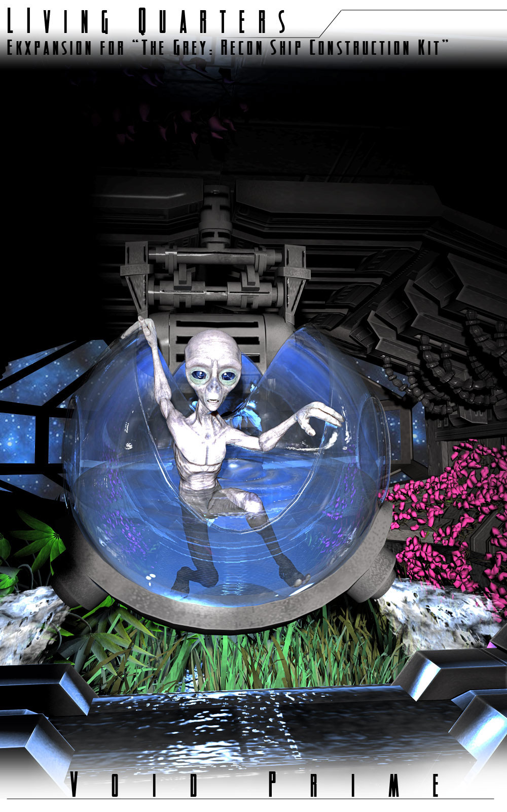 Void Prime: Grey Alien Recon Ship Construction Kit - Living Quarters by N/A