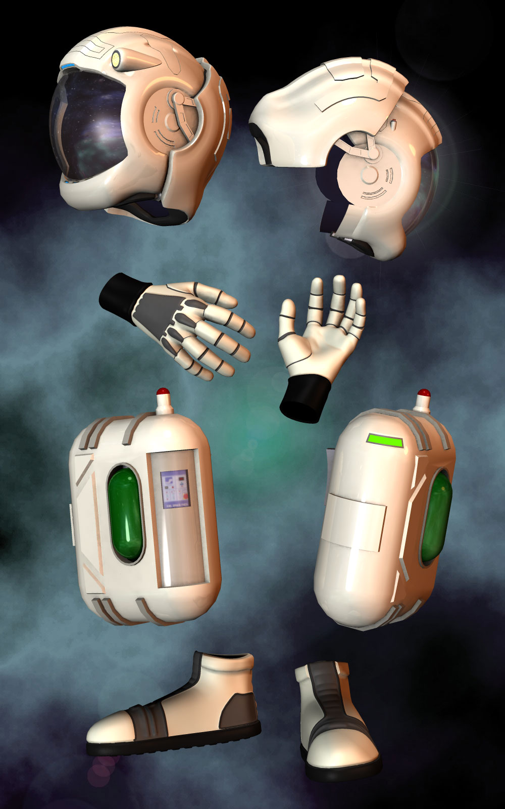 Space Suit for V4 by N/A