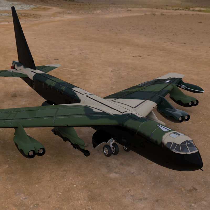 B-52 Stratofortress (for Poser) by N/A