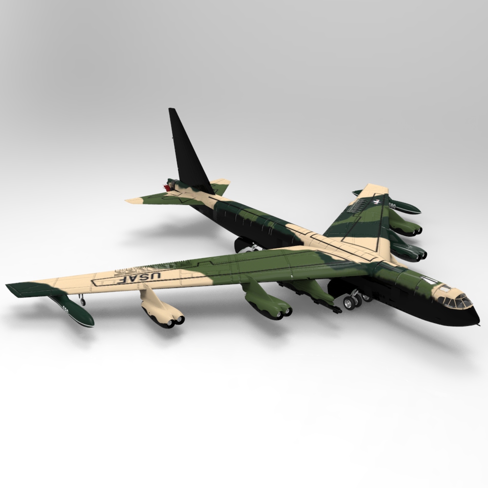 B-52 Stratofortress (for Poser) by N/A
