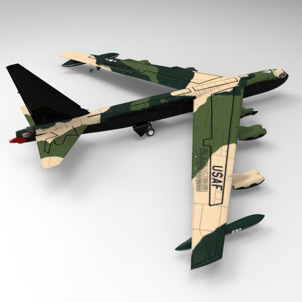 B-52 Stratofortress (for Poser) by N/A