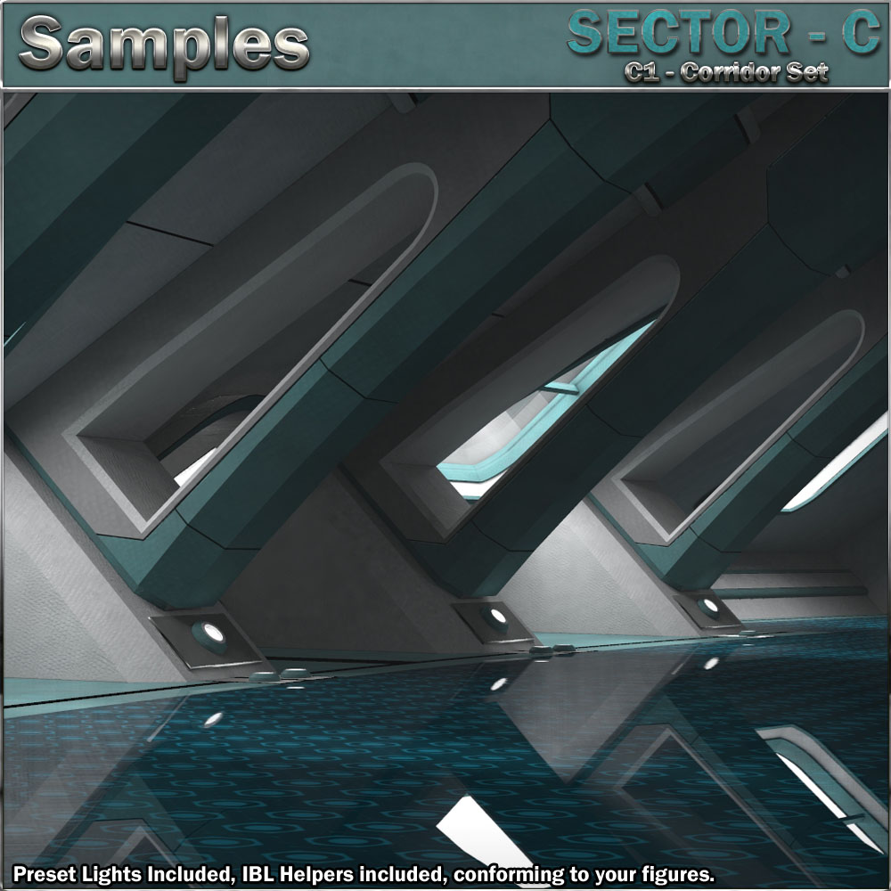 Ship Elements C1: Corridor Set by N/A