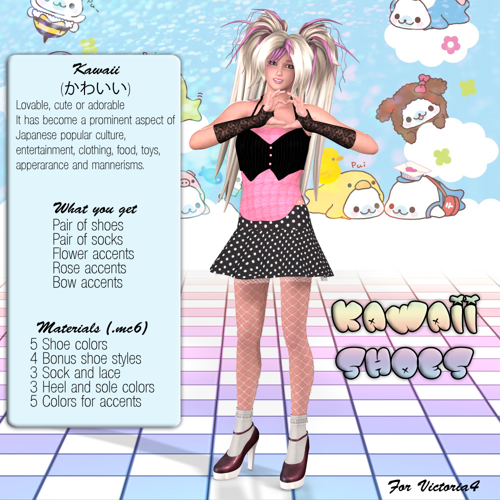 Kawaii shoes for V4 by N/A