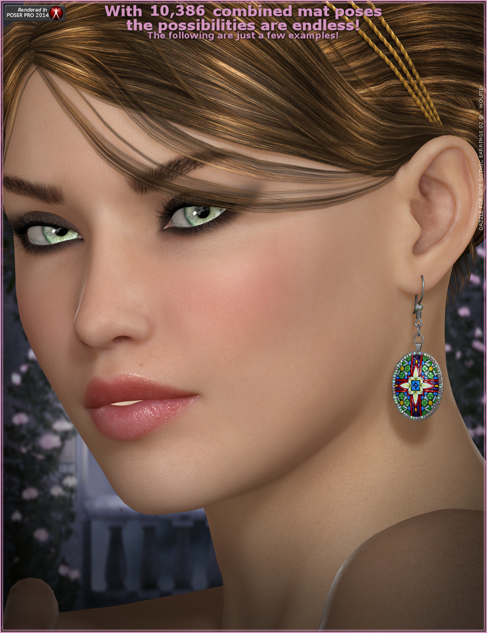 Dazzle for Gothic Earrings 02 by N/A