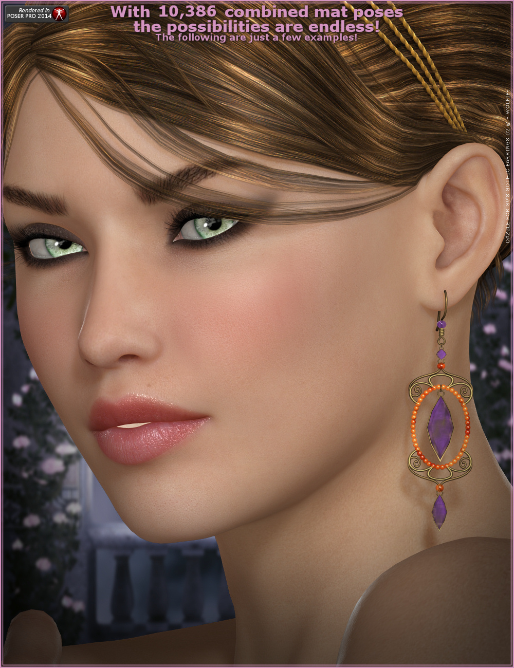 Dazzle for Gothic Earrings 02 by N/A