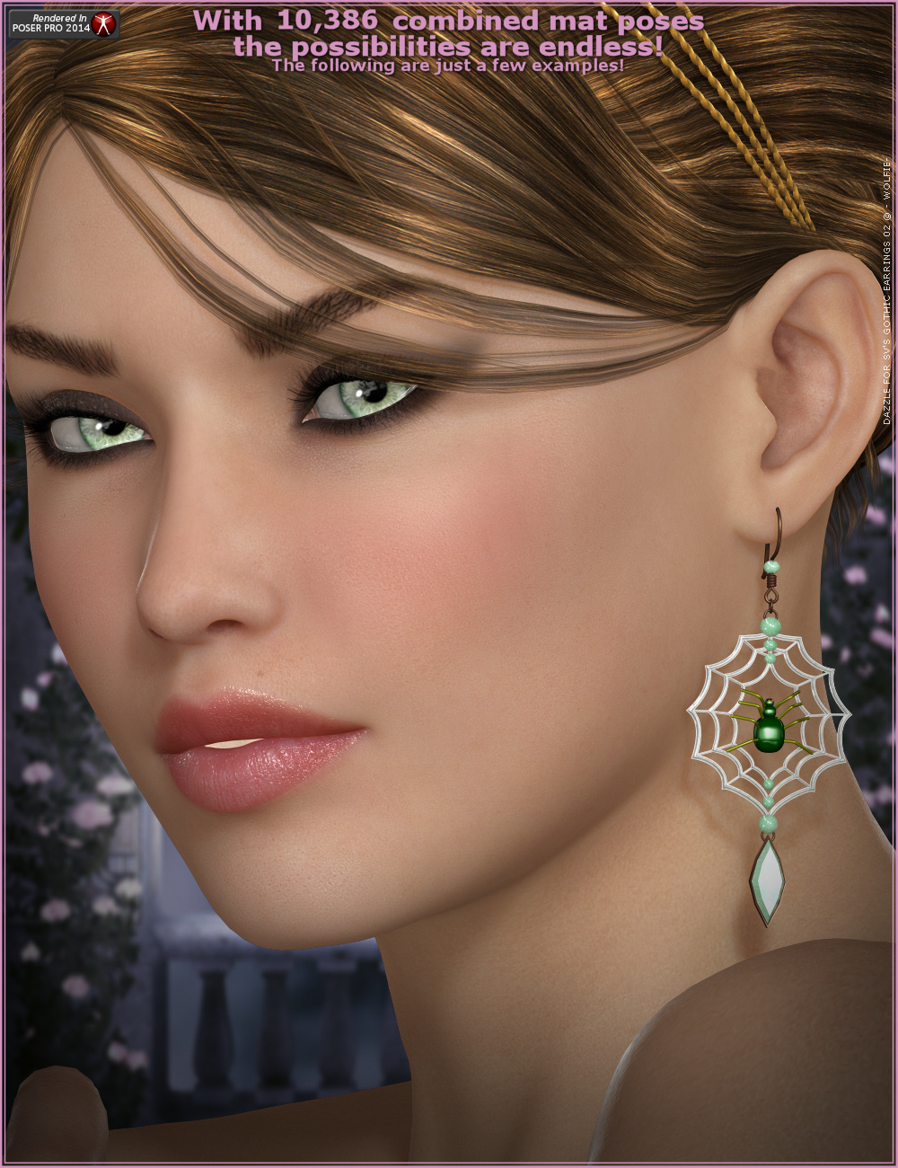 Dazzle for Gothic Earrings 02 by N/A