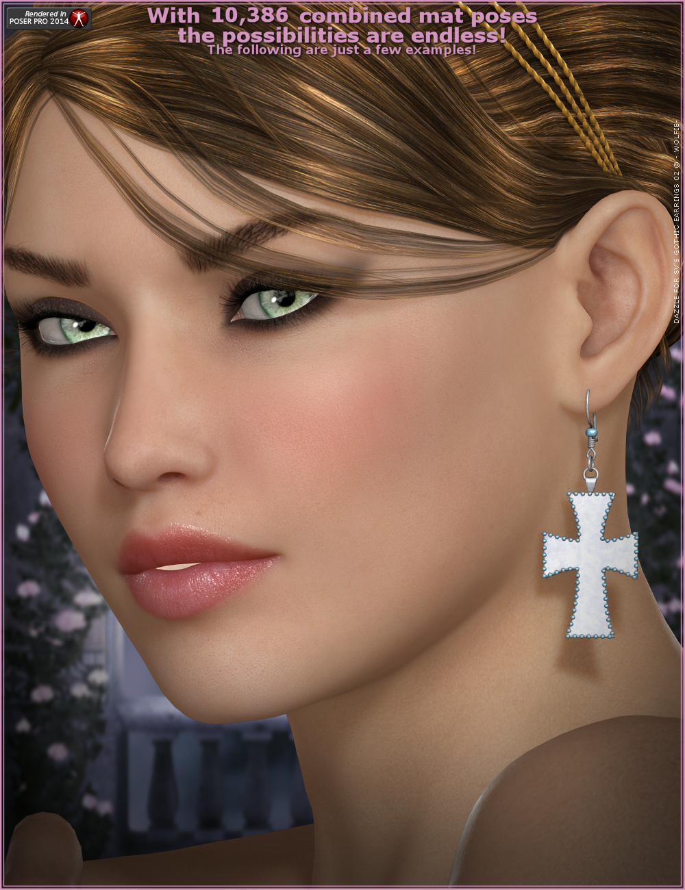 Dazzle for Gothic Earrings 02 by N/A