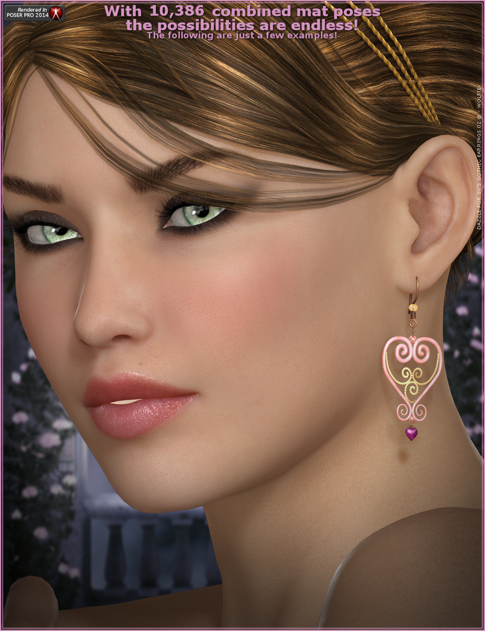 Dazzle for Gothic Earrings 02 by N/A