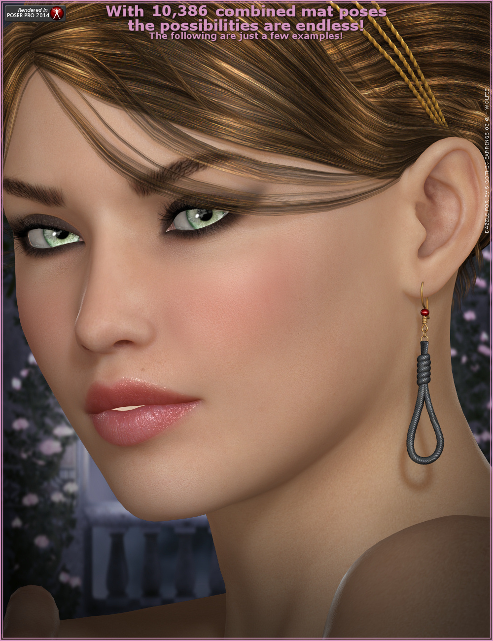 Dazzle for Gothic Earrings 02 by N/A