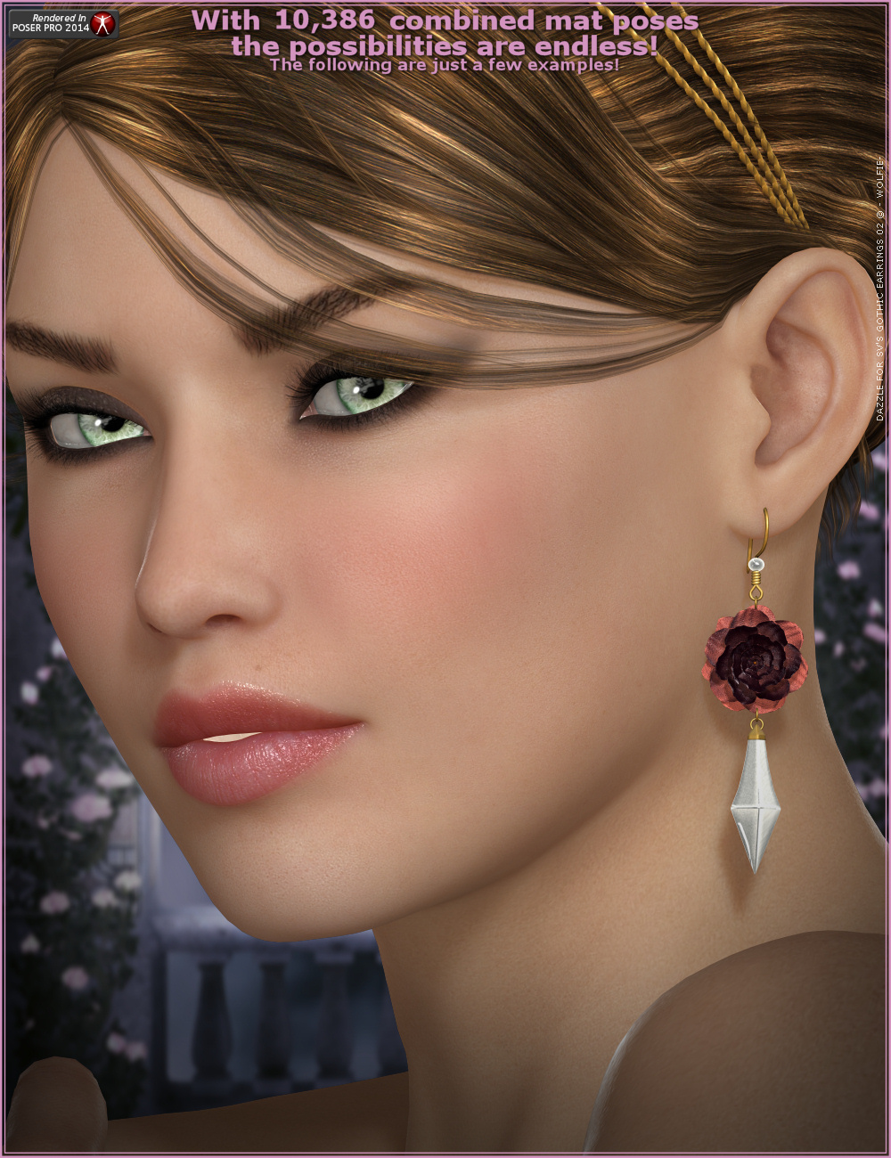 Dazzle for Gothic Earrings 02 by N/A