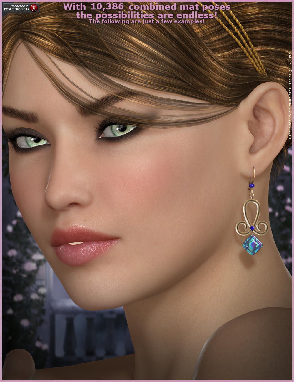 Dazzle for Gothic Earrings 02 by N/A