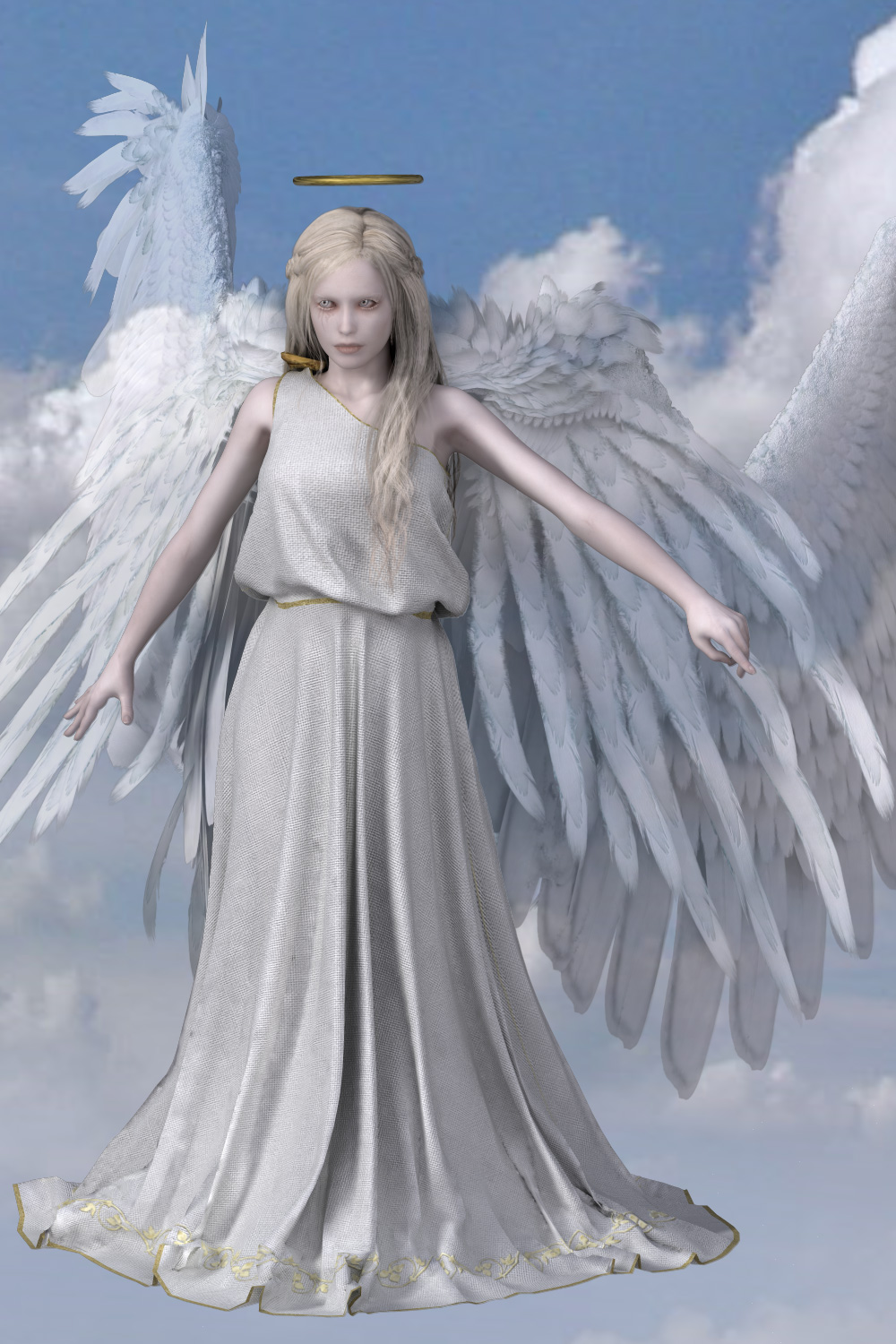 Angel Clothes for V4 by N/A