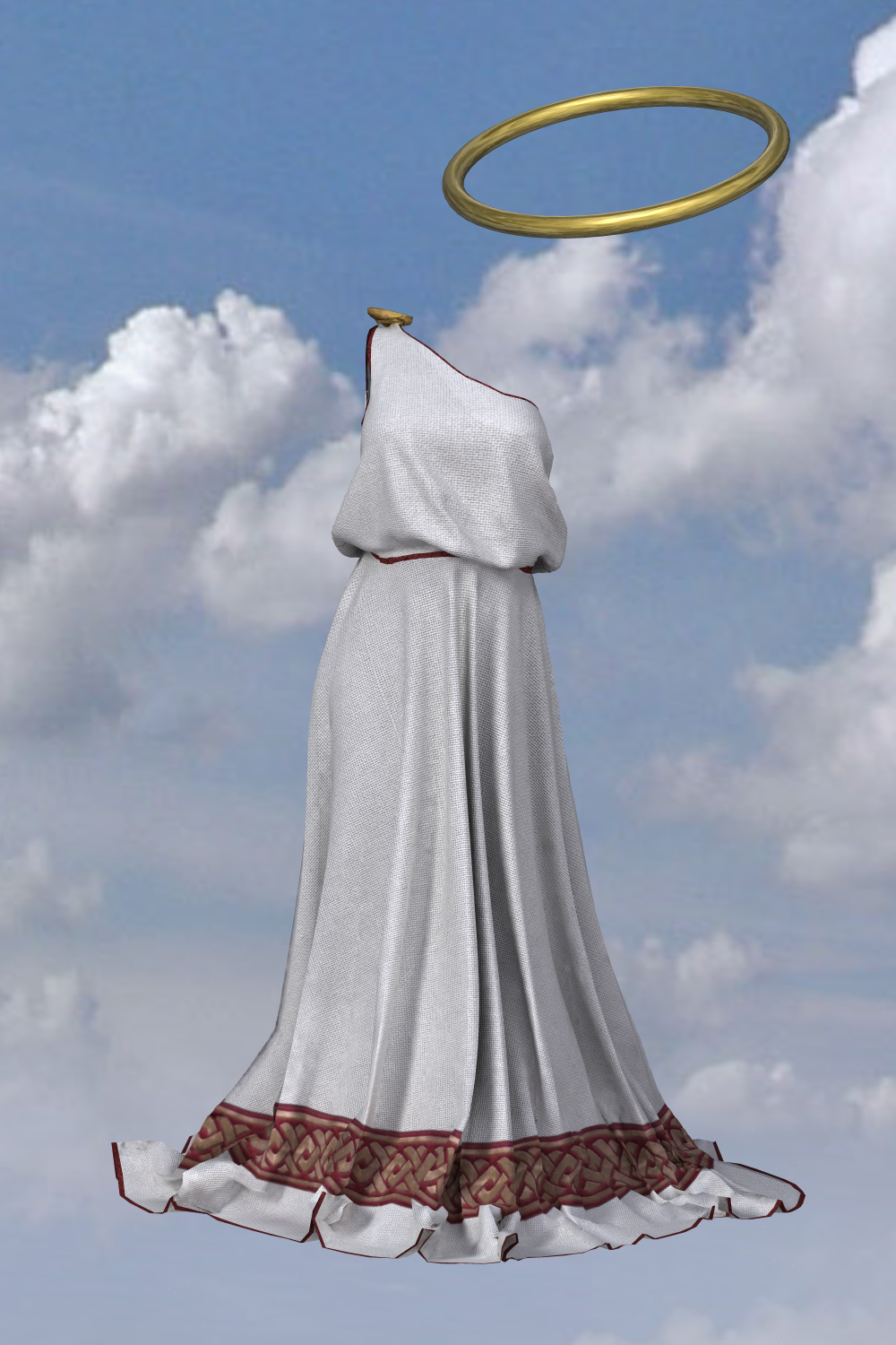 Angel Clothes for V4 by N/A