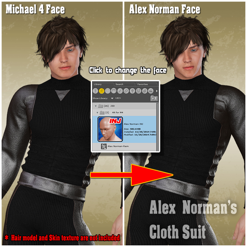 Alex Norman's Cloth Suit for M4 by N/A