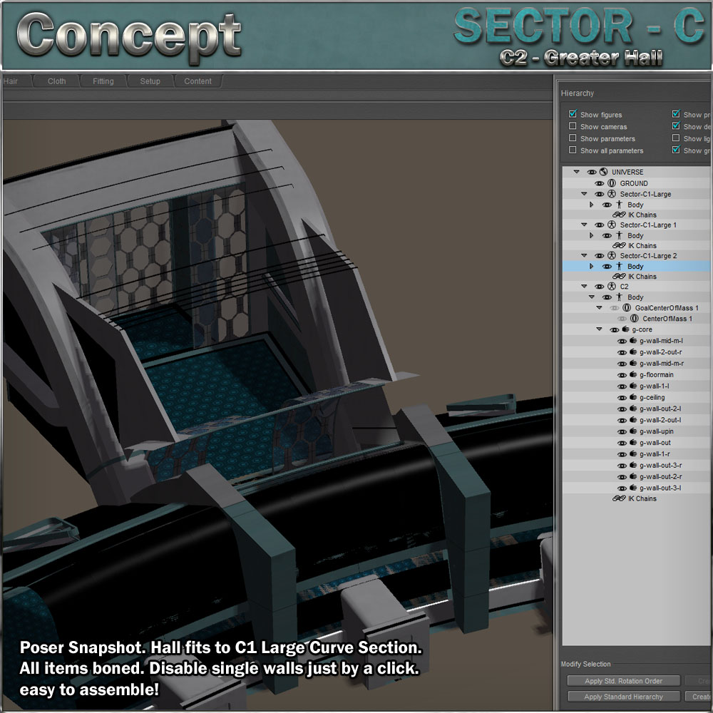 Ship Elements C2: Greater Hall by N/A