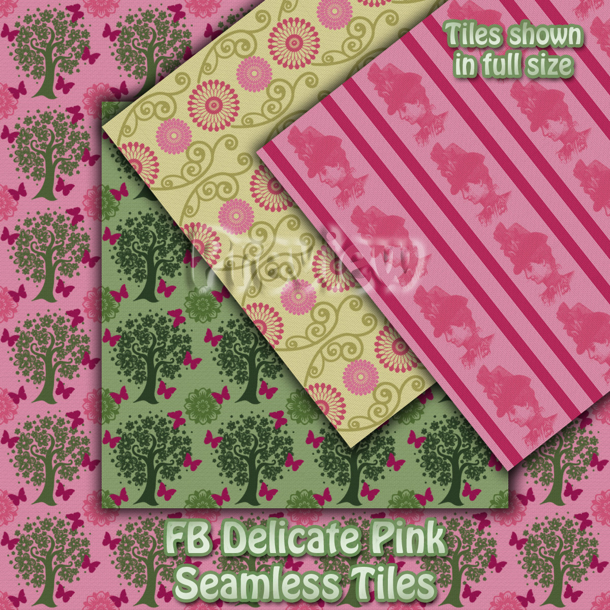 FB Delicate Pink Seamless Tiles / Merchant Resource by N/A
