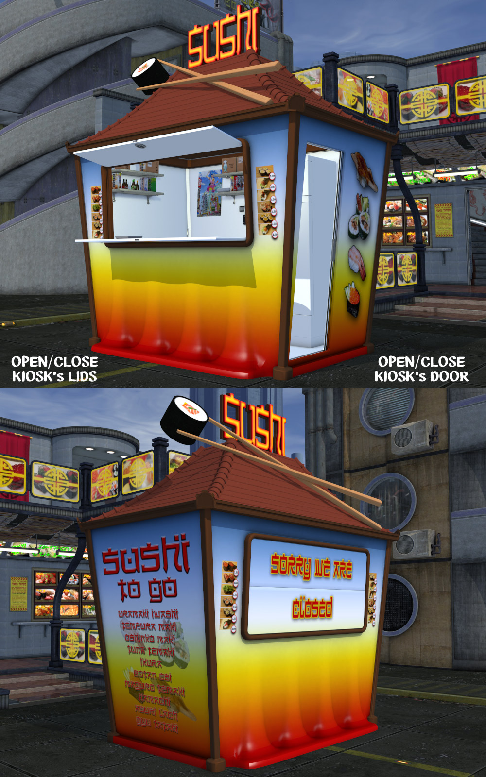 Urban Jungle_Sushi Kiosk by N/A
