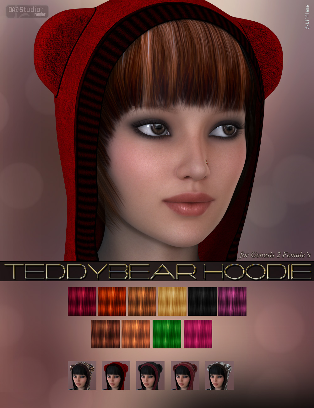 TeddyBear Hoodie G2F by N/A
