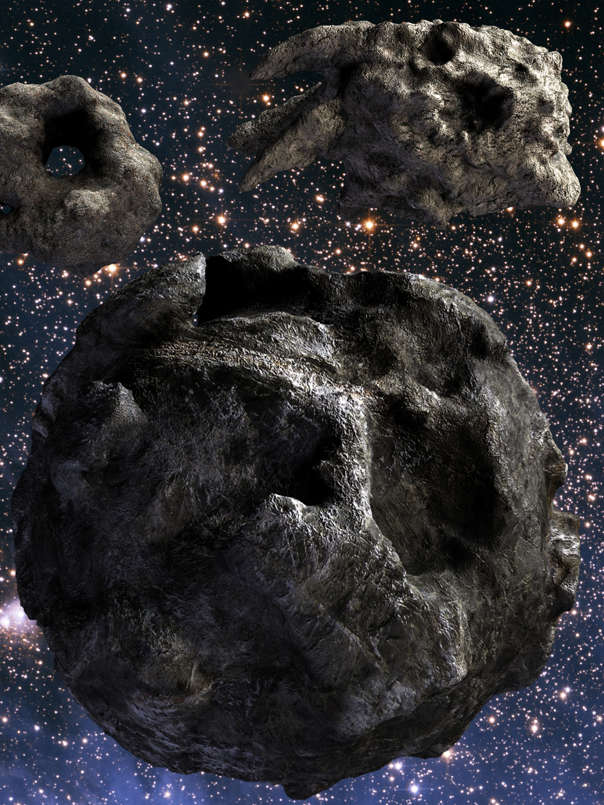 Space Rocks DR 01 obj by N/A